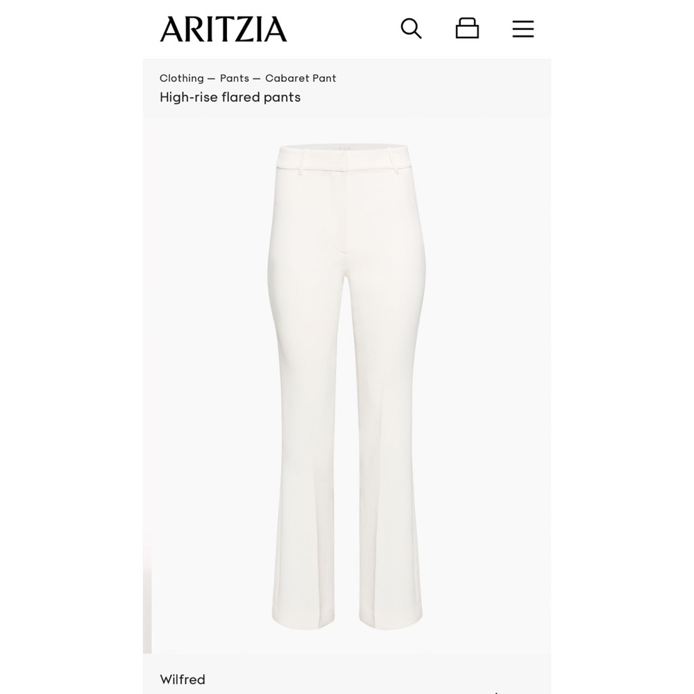 Aritzia light birch cabaret pants